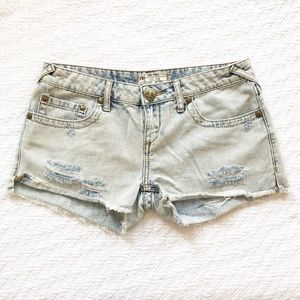 Free People Denim Cut Off Shorts